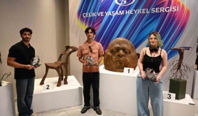 GSF öğrencilerinden Çelik ve Yaşam Heykel Yarışması’nda büyük başarı