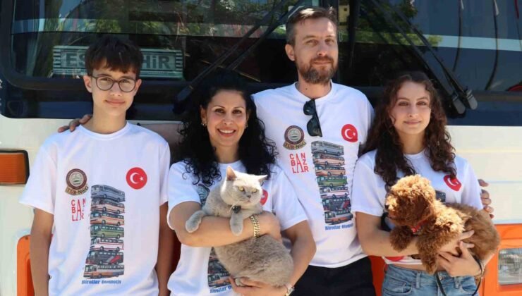 Hurda olarak aldıkları otobüsü 5 milyon liraya yürüyen eve dönüştürdüler
