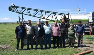 İnönü Belediyesi’nden çiftçilere su desteği