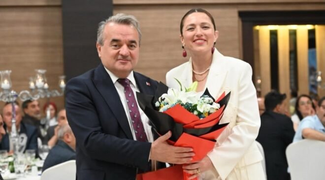 Kaymakam Öztürk’e veda yemeği
