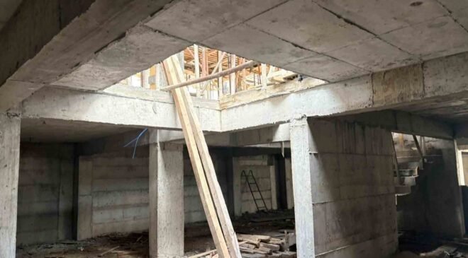 Kütahya’da inşaatta iskele çöktü: 4 işçi yaralandı
