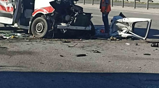 Kütahya’da trafik kazası: 1 ölü, 4 yaralı