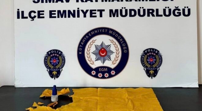 Kütahya’da uyuşturucu operasyonu: 2 şüpheli gözaltına alındı