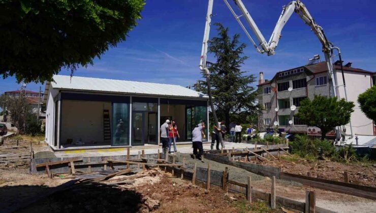 Pelitözü’ne yeni muhtarlık binası, sosyal tesis ve park alanı kazandırılıyor