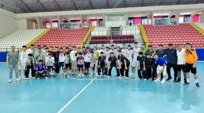 Porsuk Spor Salonu’nda 2. Küme Futsal Genç A Erkekler müsabakaları tamamlandı