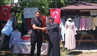 Sandıklı’da dikiş nakış kursu sergisi yoğun ilgi gördü