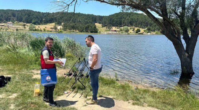 Simav’da amatör balıkçılık denetimleri devam ediyor