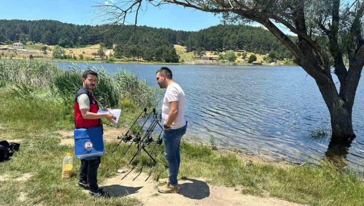 Simav’da amatör balıkçılık denetimleri devam ediyor