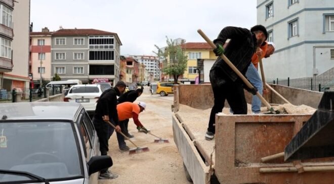 Söğüt Belediyesinden altyapı mesaisi