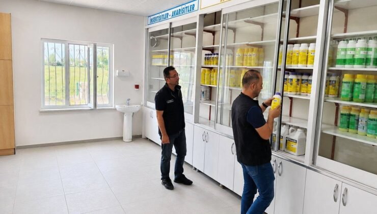 Şuhut’ta ilaç ve gübre bayilerine yönelik denetim