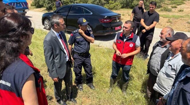 Tarım arazilerinde hasar tespit çalışmaları sürüyor
