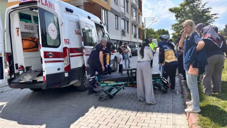 Tavşanlı’da motosiklet devrildi: 2 yaralı