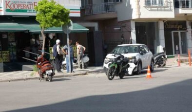 Tavşanlı’da otomobil ile motosiklet çarpıştı: 1 yaralı