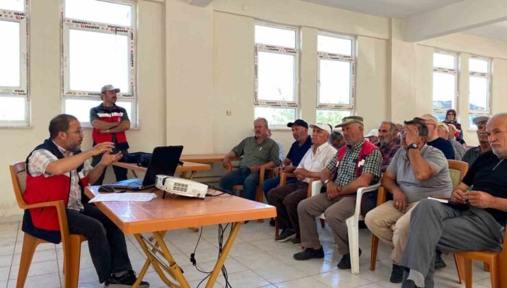 Tavşanlı’da üreticilere, “Bitki Koruma Ürünleri Uygulama Belgesi” eğitimi