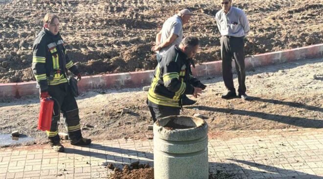 Tavşanlı’da vatandaşların dikkati facianın önüne geçti