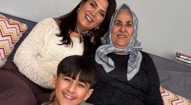 Ünlü yazar Dilek Cesur’un annesi gözyaşları içinde toprağa verildi