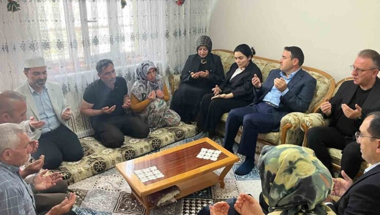 Vali Işın’dan Muhammet Çakıcı’nın ailesine taziye ziyareti