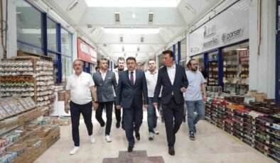 Vali Musa Işın’dan Kervansaray Çiniciler Çarşısı’na ziyaret