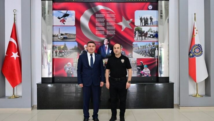 Yargıtay’a atanan Başsavcı Karakülah’tan Emniyet Müdürü Yılmaz’a veda ziyareti