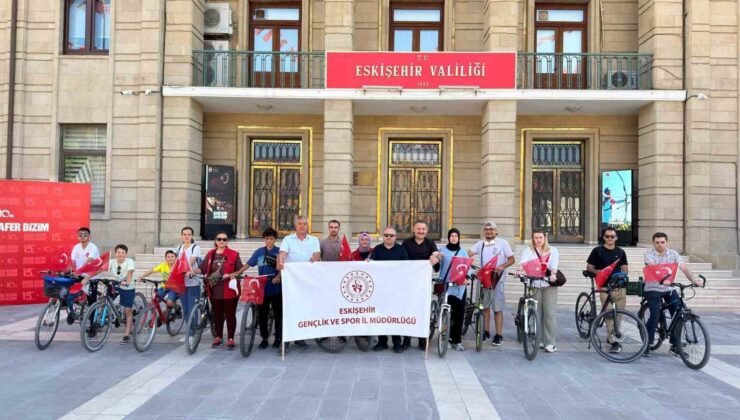 15 Temmuz Demokrasi ve Millî Birlik Günü etkinlikleri kapsamında anlamlı bisiklet turu