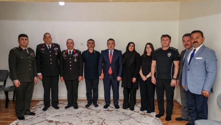 15 Temmuz’da şehit ailesine anlamlı ziyaret