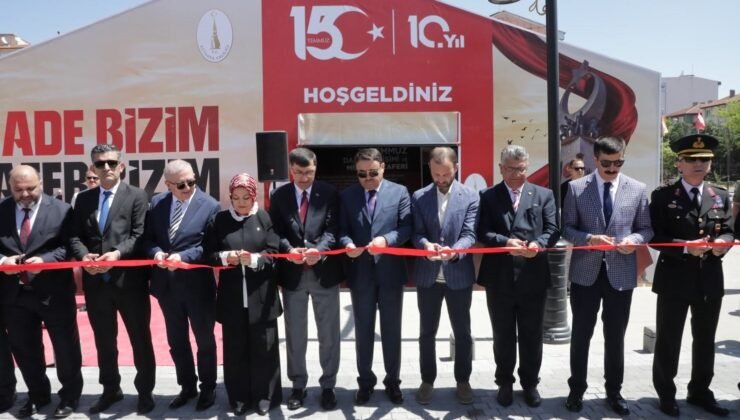 15 Temmuz’un hafızası Kütahya Zafer Meydanı’nda yaşatılıyor
