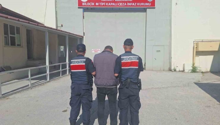 3 yıl 1 ay 15 gün hapis cezasıyla aranan şahıs jandarmadan kaçamadı