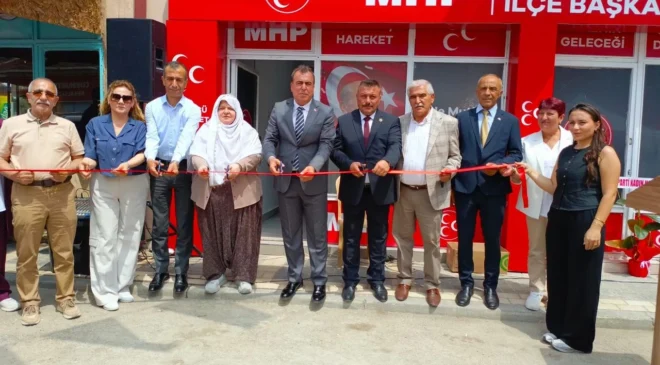 MHP Mihalgazi İlçe Başkanlığı’nın Yeni Hizmet Binası Törenle Açıldı