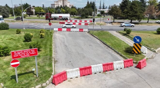 Eskişehir’de O Kavşak UKOME Kararıyla Kalıcı Olarak Kapatıldı