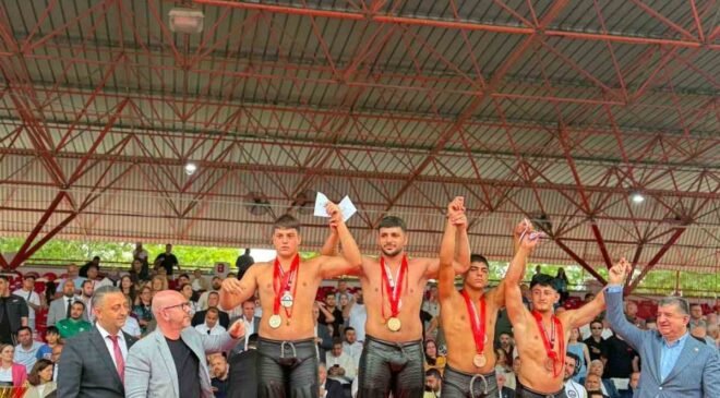 Aktaş, Tarihi Kırkpınar Yağlı Güreşleri’nde şampiyon oldu