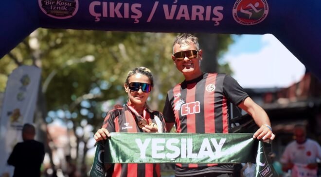 İznik 10K Yarışı’nda Eskişehir Rüzgârı! Cenk Algın ve Bahar Sezer Algın Zirvede