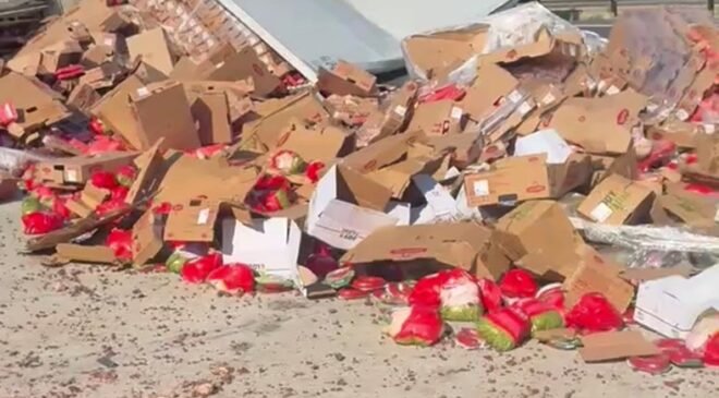 Ankara yolunda tır akaryakıt istasyonuna daldı, faciadan dönüldü