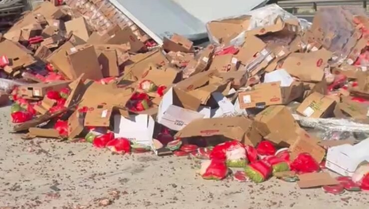 Ankara yolunda tır akaryakıt istasyonuna daldı, faciadan dönüldü