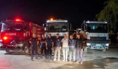 Aydın’daki orman yangınına Eskişehir’den destek