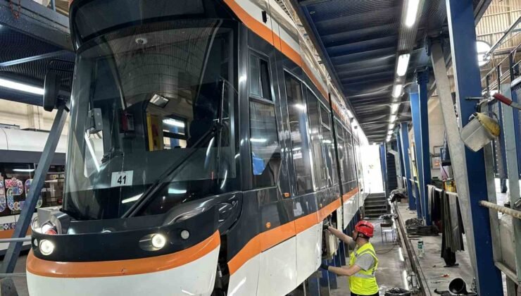 Bakım çalışmaları sebebiyle Eskişehir’deki tramvay seferlerinde düzenleme yapıldı