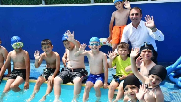 Beylikova Belediyesi yaz dönemi ücretsiz yüzme kurslarını başlattı