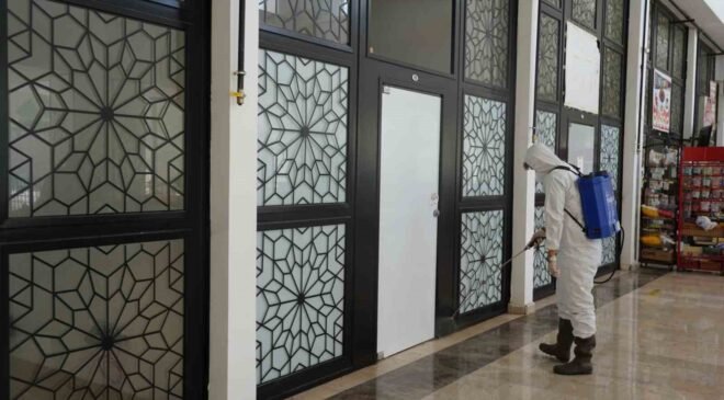 Bilecik Belediyesi’nden çekirgelere karşı erken önlem