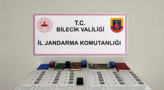 Bilecik’te 14,5 milyon liralık sahte fatura ele geçirildi, 2 kişi yakalandı