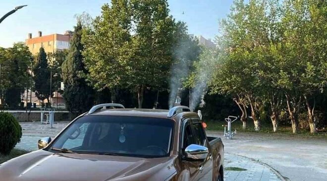 Bilecik’te haşerelere karşı ilaçlama çalışması