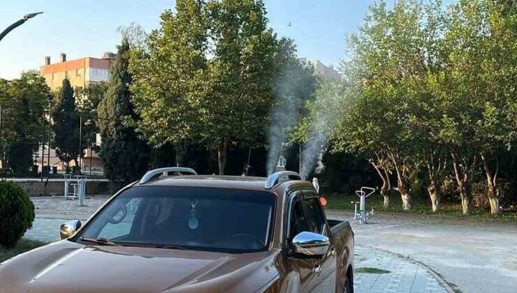 Bilecik’te haşerelere karşı ilaçlama çalışması