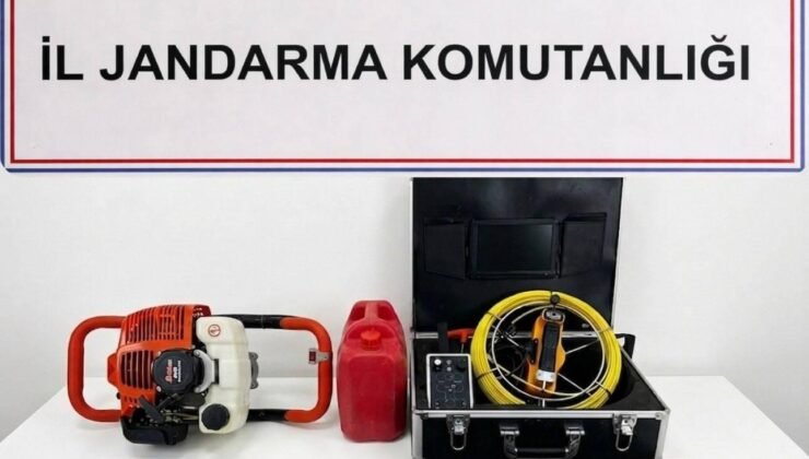 Bilecik’te kaçak sondaj yapan 3 şahıs suçüstü yakalandı
