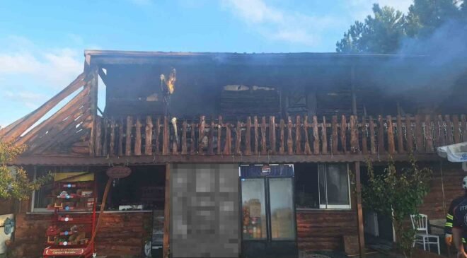 Bilecik’te restoranda korkutan yangın