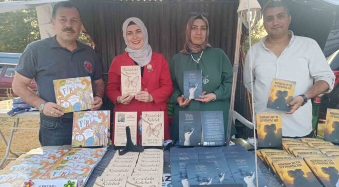 Bozüyüklü yazarlar Kınık’ta okurlarıyla buluştu