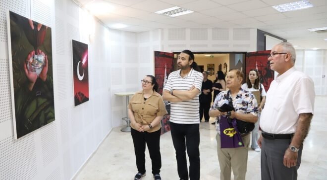 DPÜ’de “Zaferin Adı Türkiye” Poster Sergisi sanatseverlerle buluştu