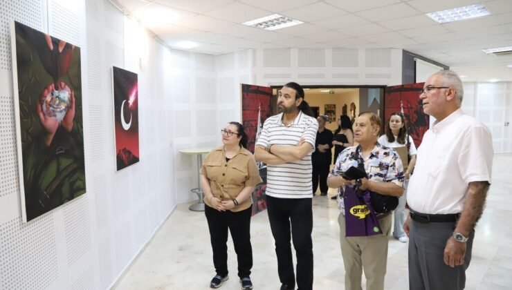 DPÜ’de “Zaferin Adı Türkiye” Poster Sergisi sanatseverlerle buluştu