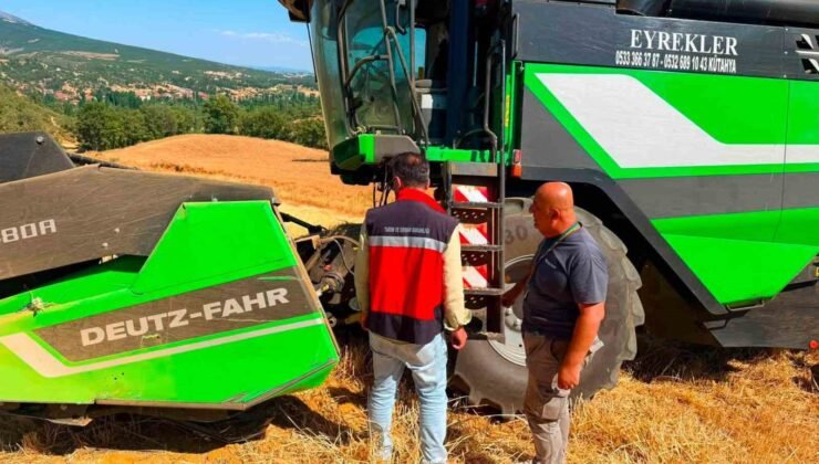 Emet, Şaphane ve Domaniç’te biçerdöver denetimleri sürüyor