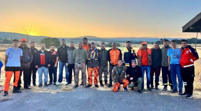 Emet’te yabani domuzlara karşı sürek avı düzenlendi