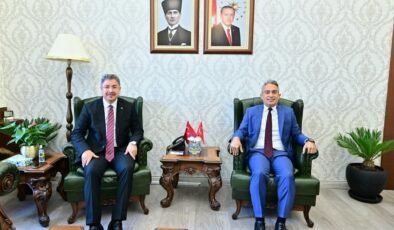 Eskişehir Cumhuriyet Başsavcılığına atanan Deniz, Vali Yılmaz’ı ziyaret etti