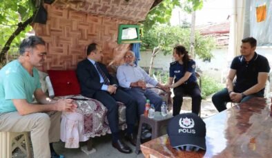 Eskişehir İl Emniyet Müdürü Yılmaz’dan şehit babasına anlamlı ziyaret