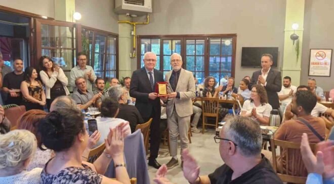 Eskişehir sağlık teşkilatından emekli olan Ömer Faruk Üresin’e vefa yemeği